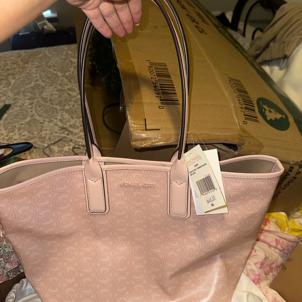 Michael Kors Blush Pink Logo Tote